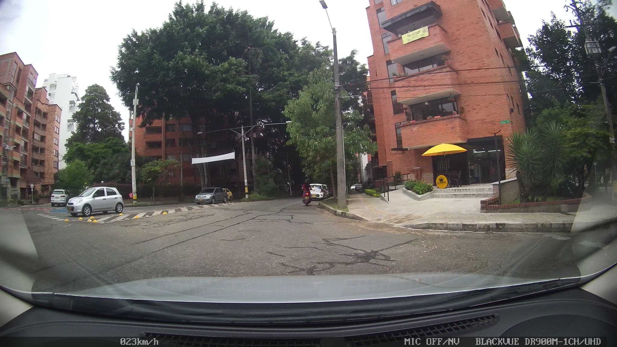 Street view near Hotel Casa Laureles, Medellín
