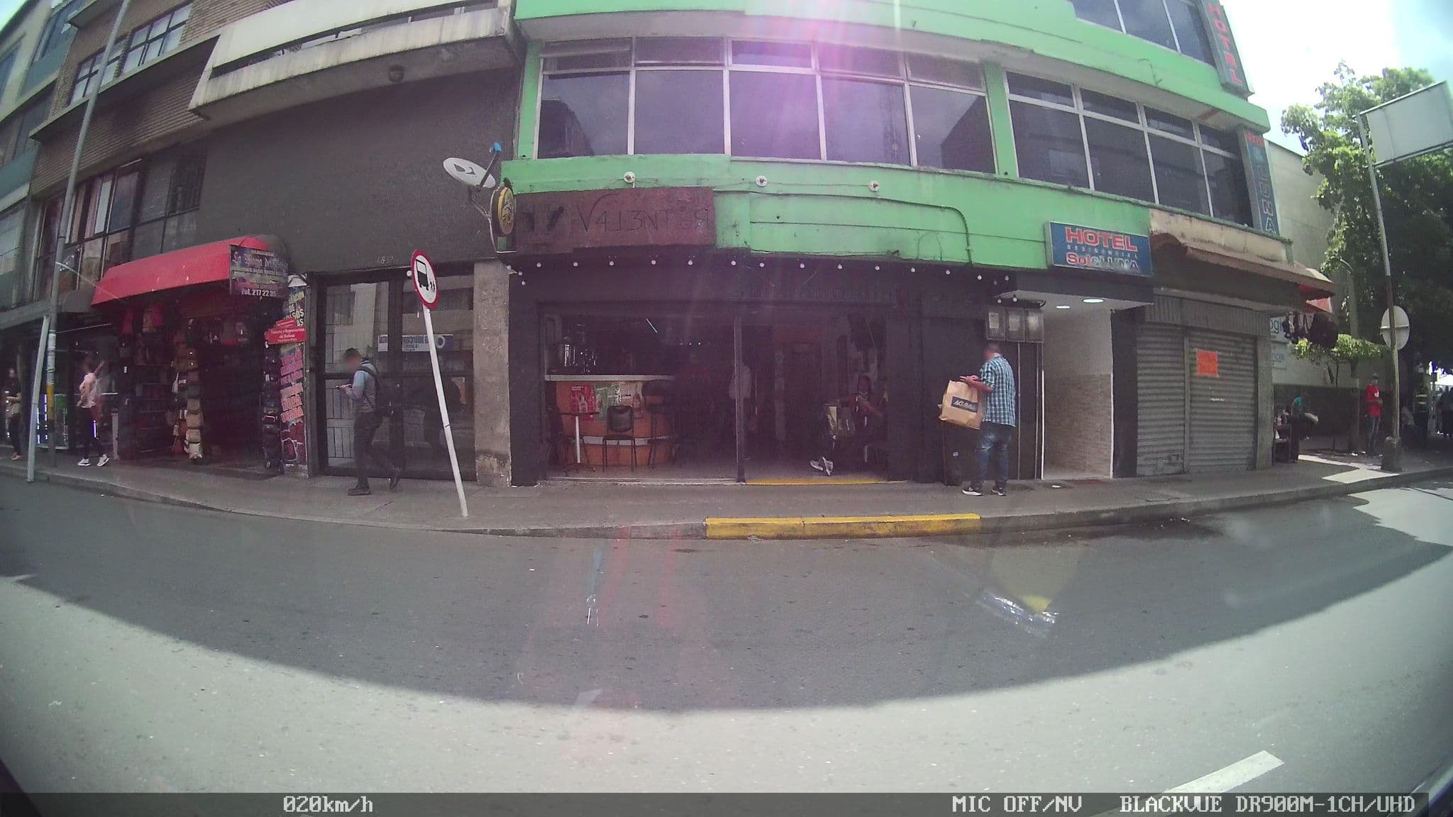 Street view near Hotel Sol & Luna, Medellín