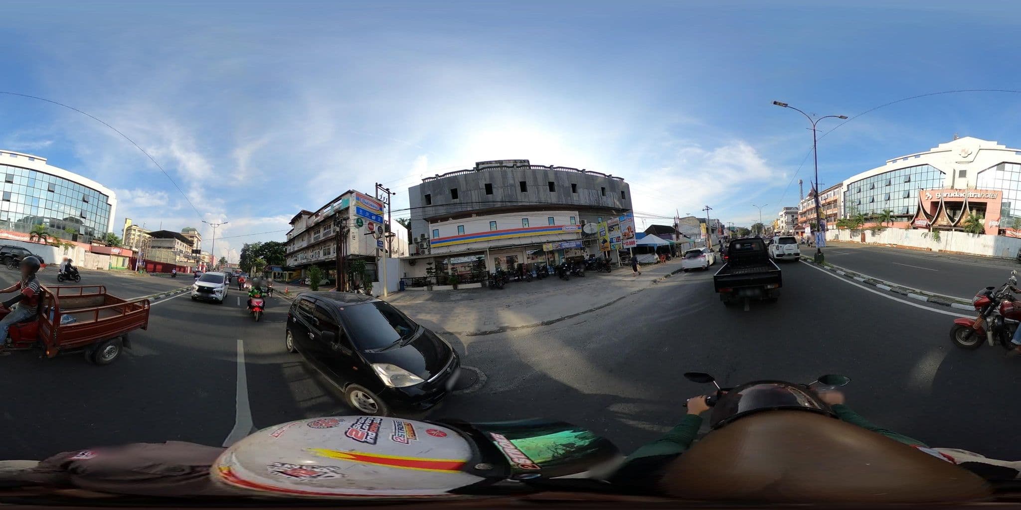 Street view near Garuda Citra Hotel, Kota Medan, Indonesia, Medan — © danbjoseph (CC BY-SA · Mapillary)