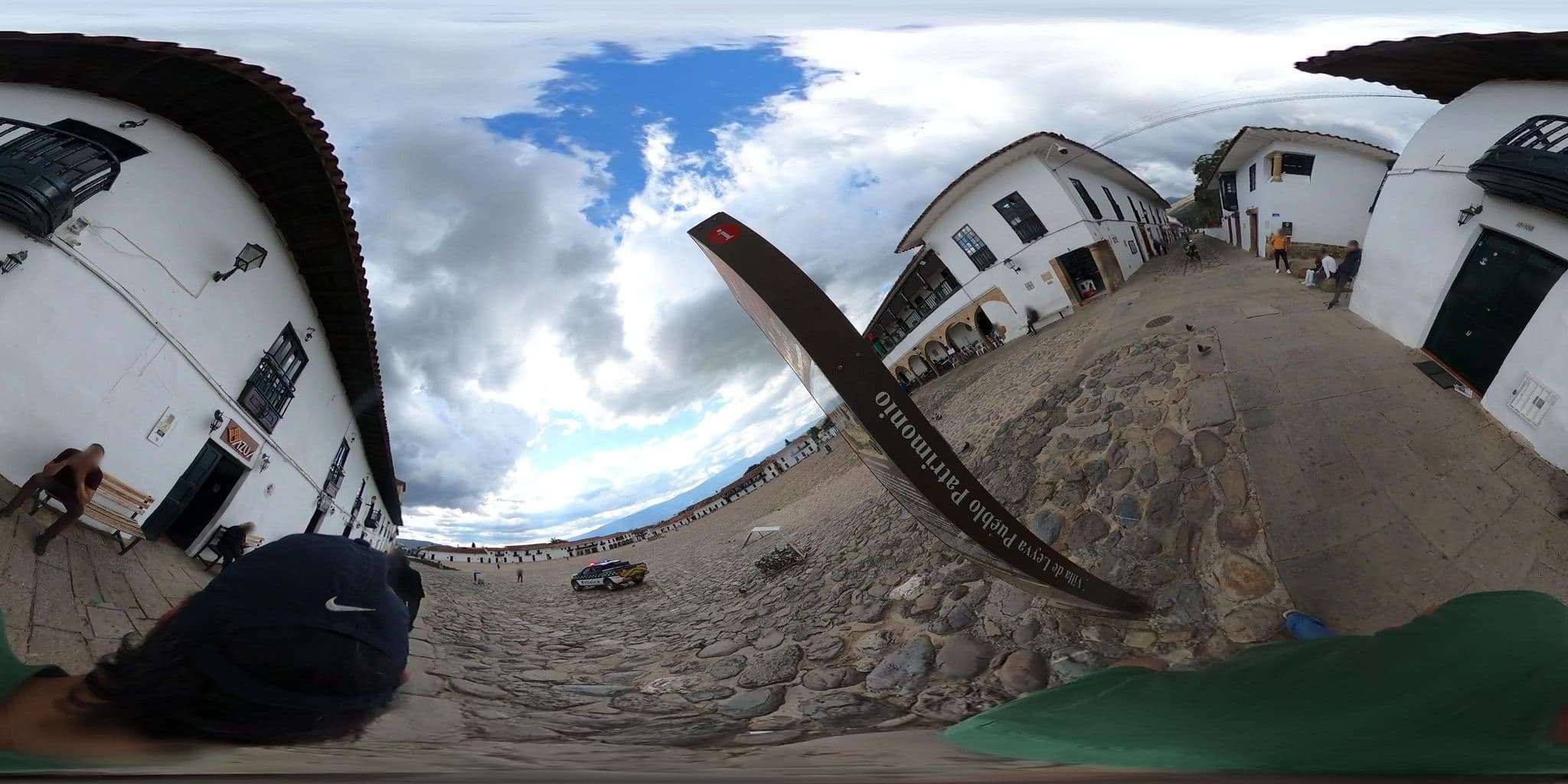 Street view near Masion Museo del Chocolate, Villa de Leyva — © angoca (CC BY-SA · Mapillary)