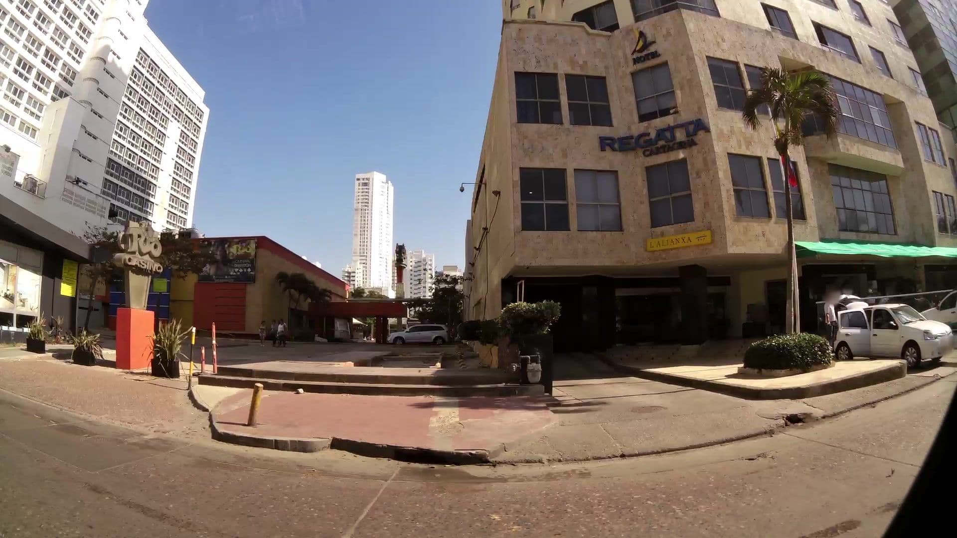 Street view near Hotel Regata Cartagena, Cartagena