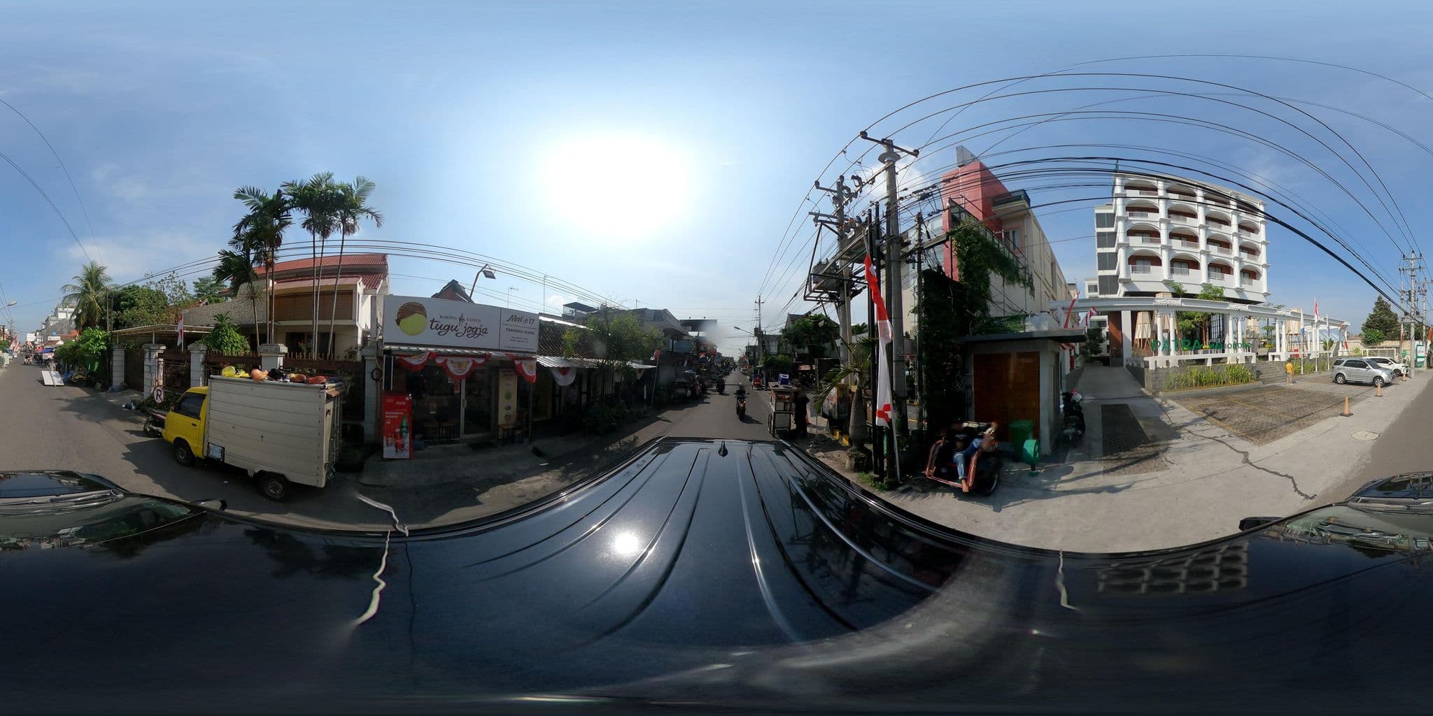Street view near Dewa Homestay Hotel, Yogyakarta — © kaart_360 (CC BY-SA · Mapillary)