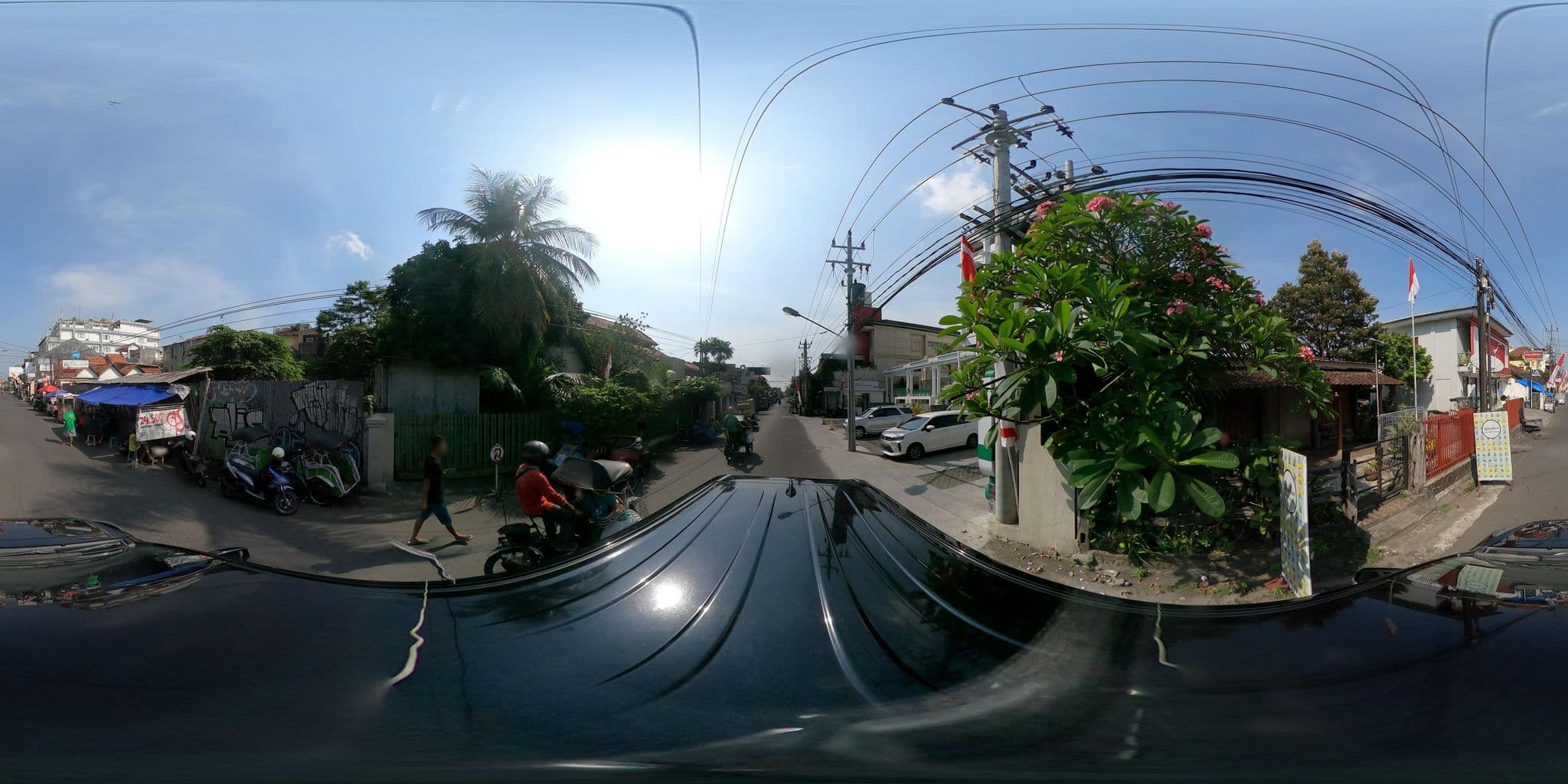 Street view near Hotel Monica, Yogyakarta — © kaart_360 (CC BY-SA · Mapillary)