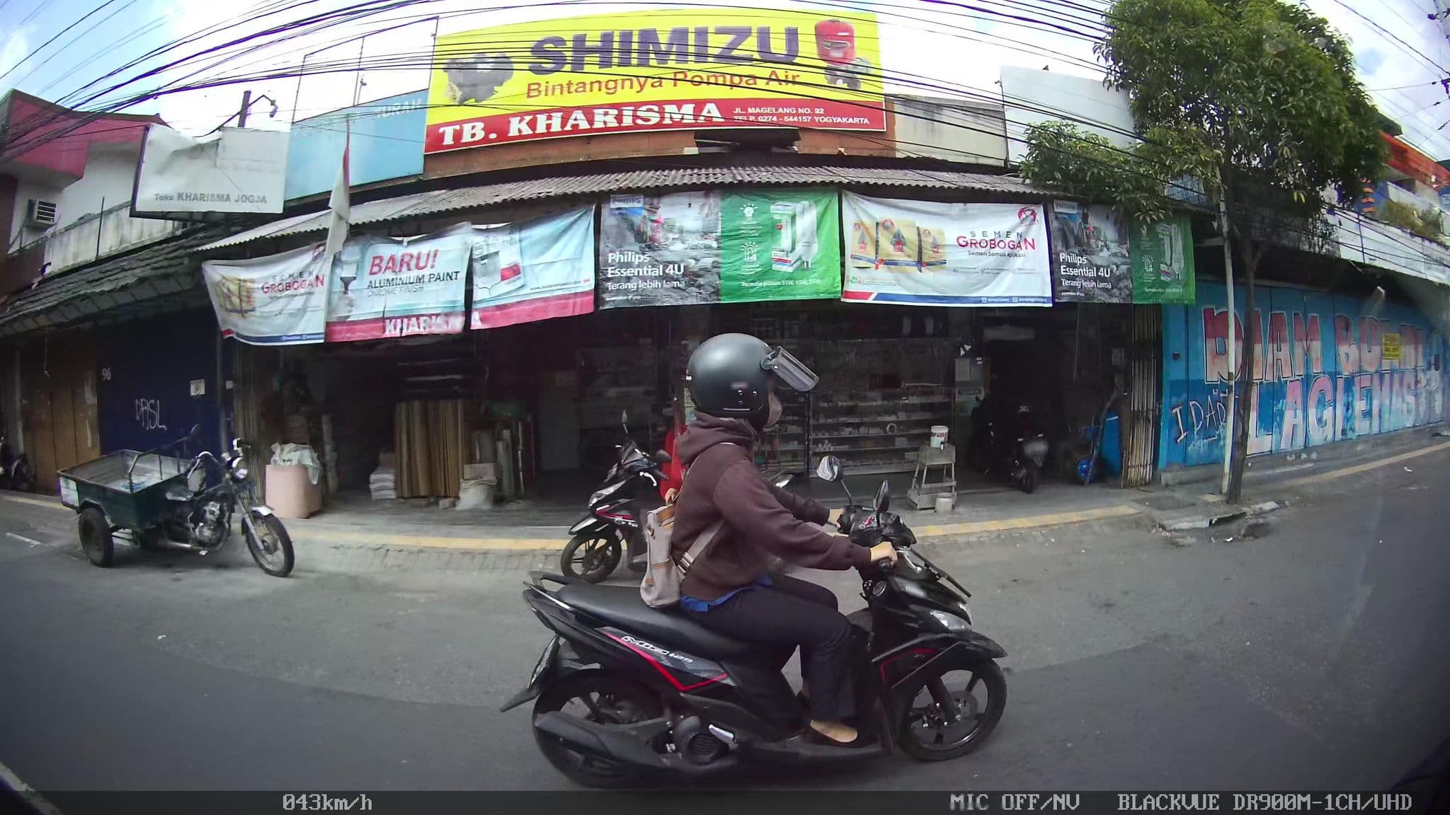 Street view near Hotel Utara, Yogyakarta — © kaart_1 (CC BY-SA · Mapillary)