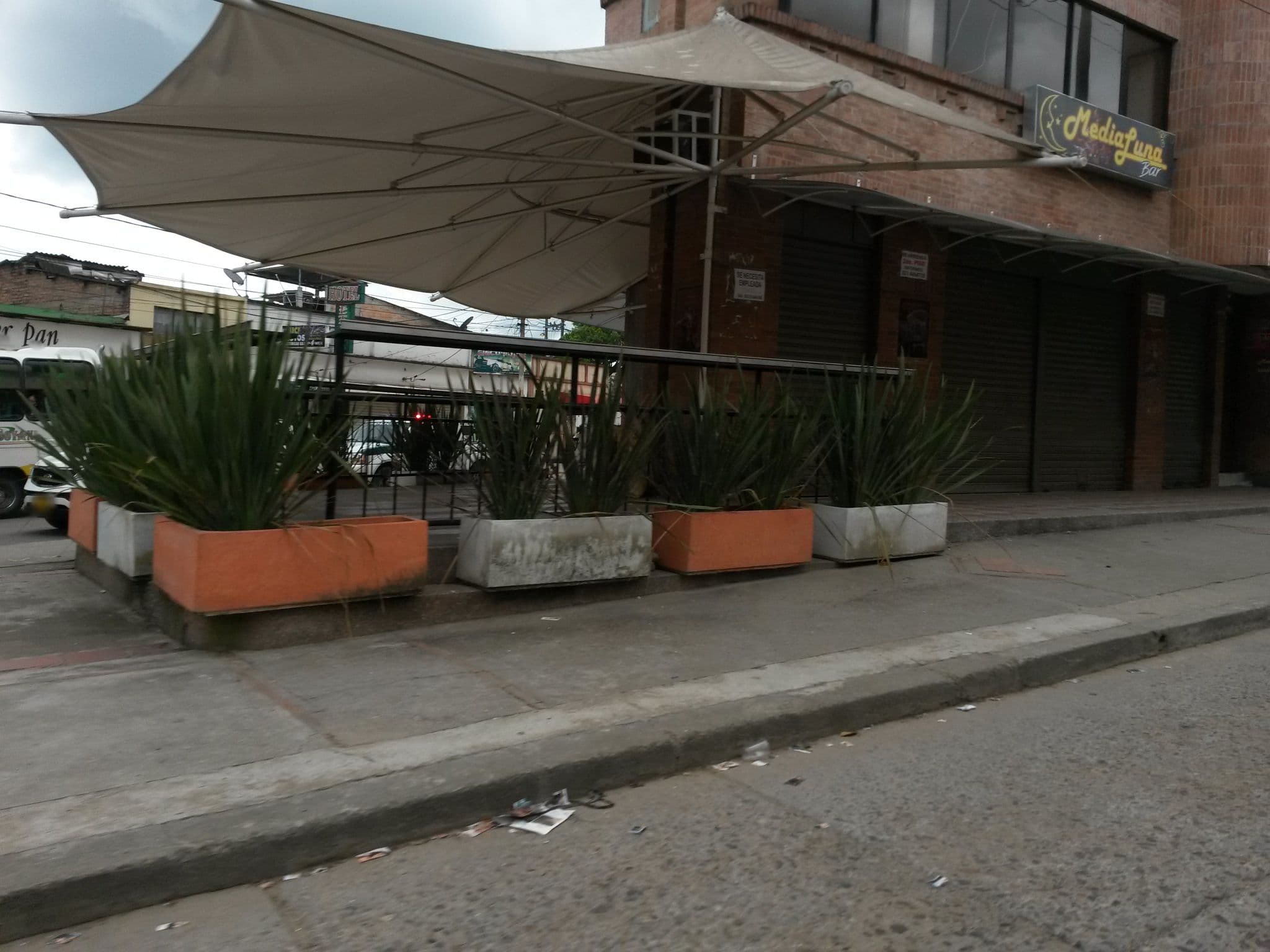 Street view near Hotel Media Luna, Pitalito — © kaxtillo (CC BY-SA · Mapillary)