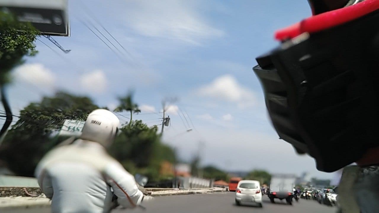 Street view near Hotel Fastabiq (Semarang, Central Java), Semarang — © medika (CC BY-SA · Mapillary)