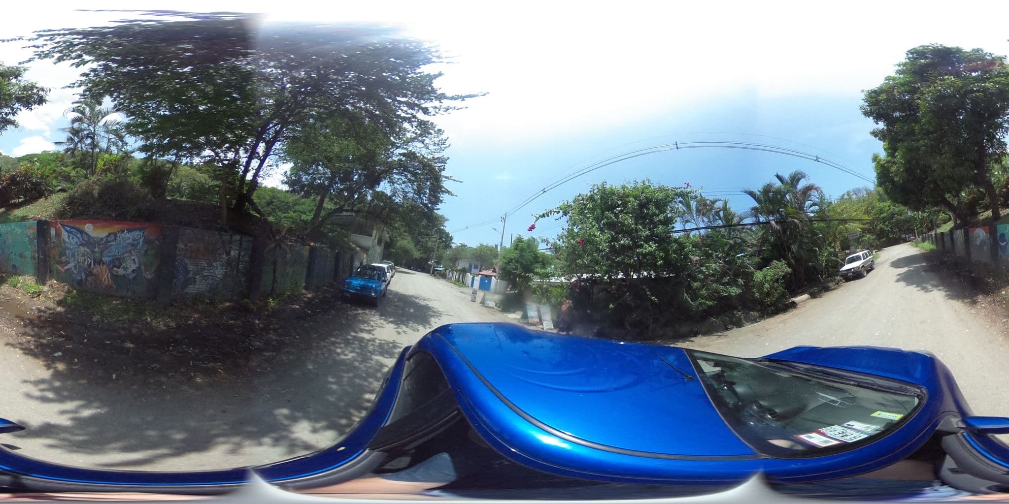Street view near Pension Arenas, Paquera