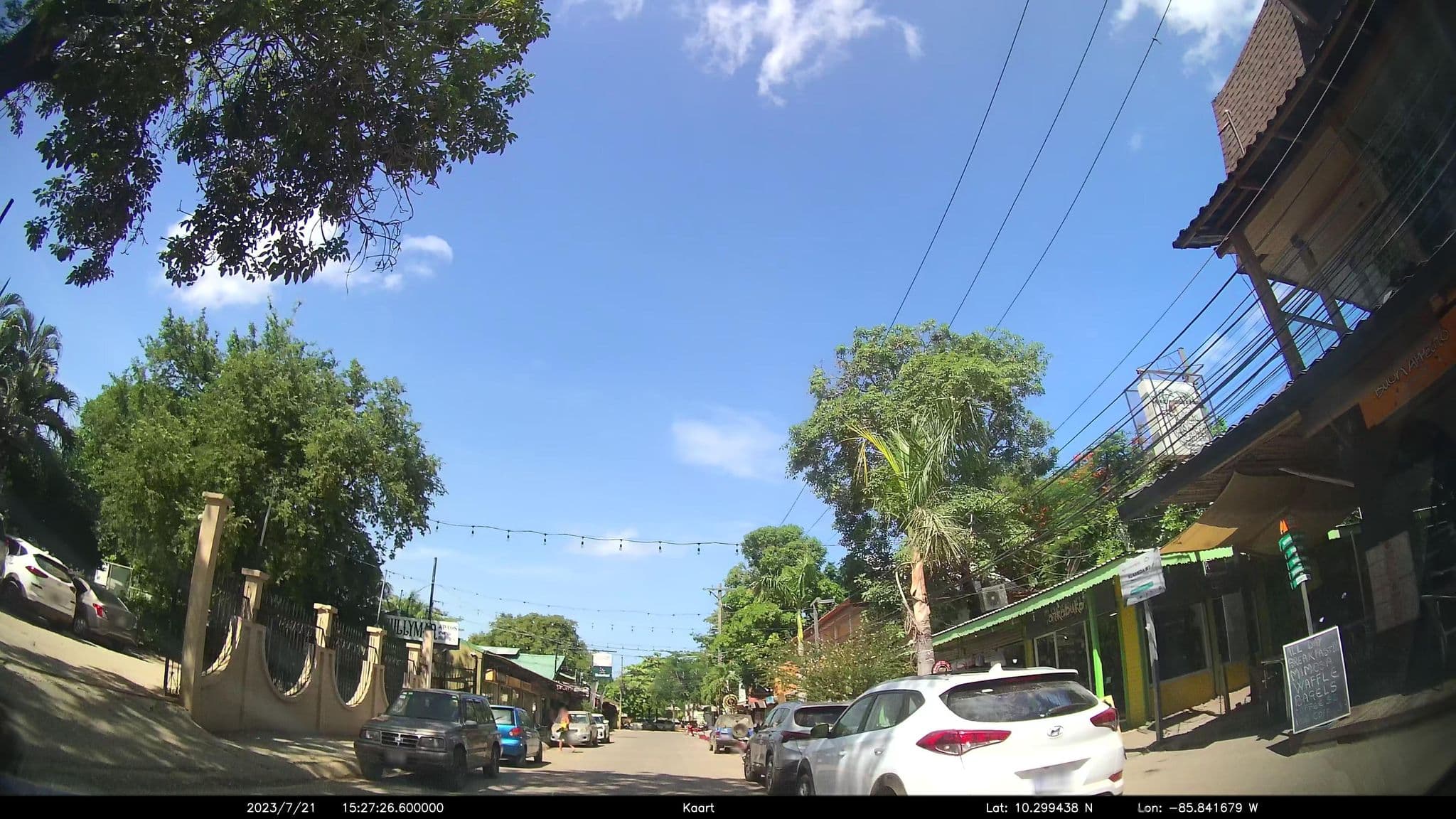 Street view near A Palapa Hotel, Tamarindo