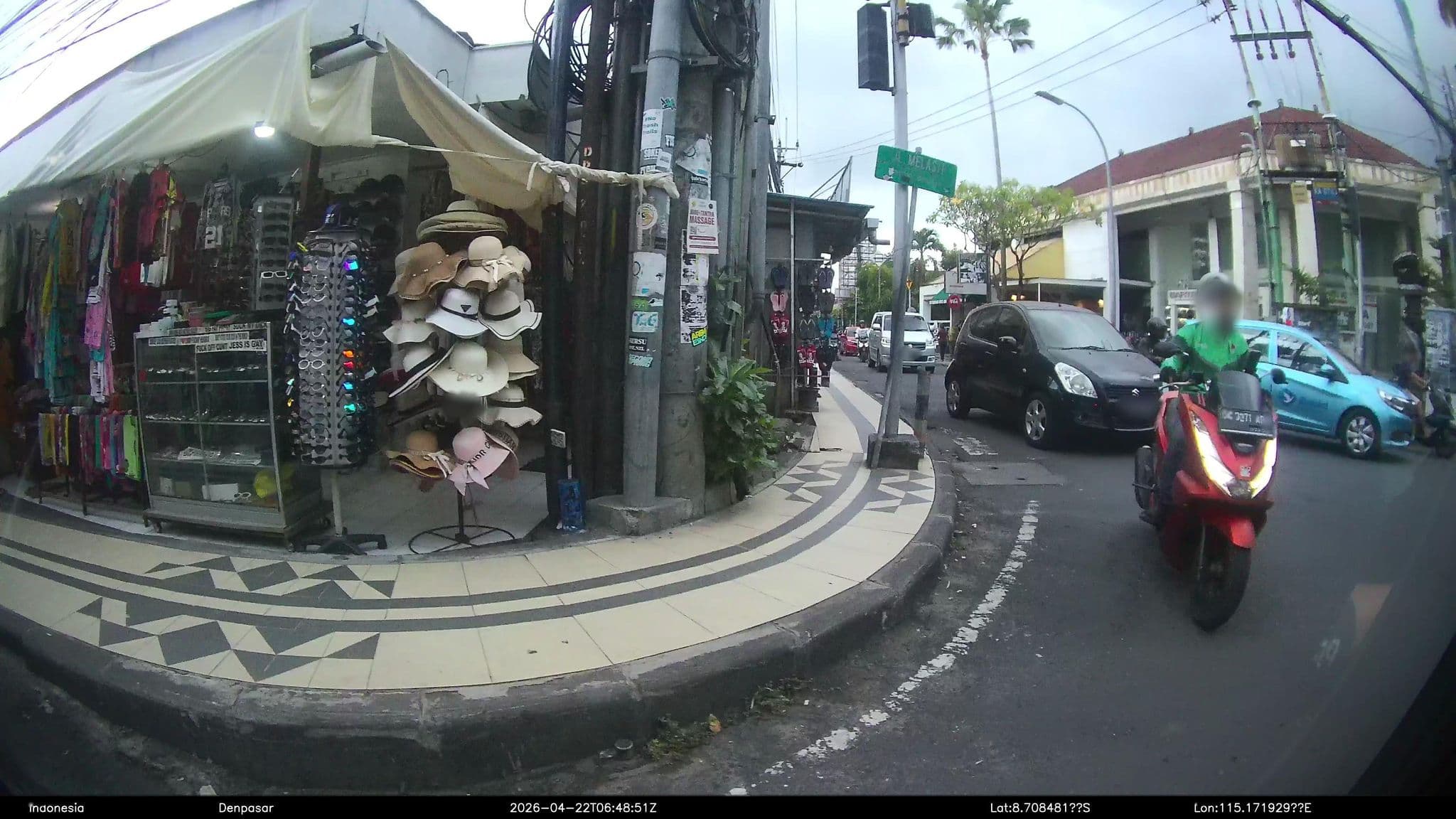 Street view near Hotel ORANjje, Legian — © Kaart---360 (CC BY-SA · Mapillary)