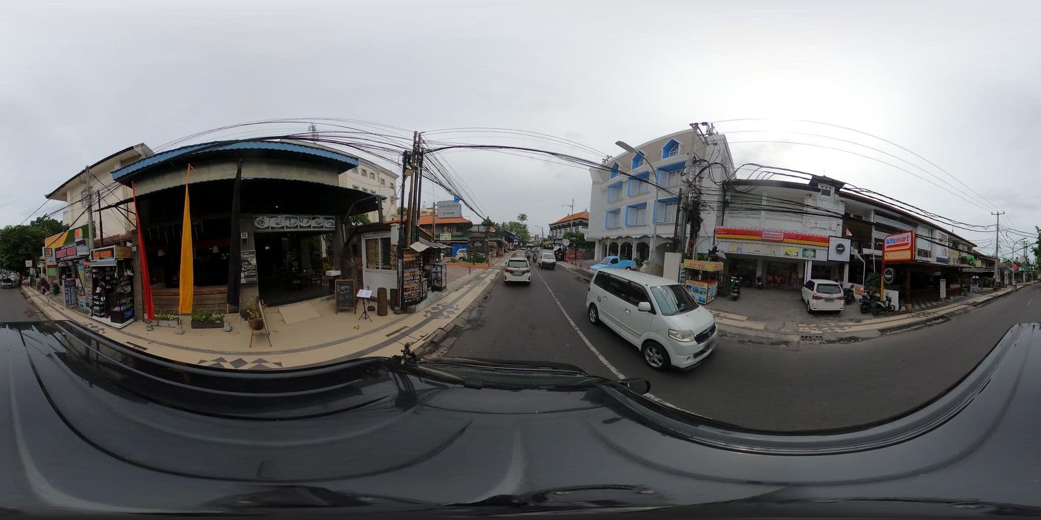 Street view near Katika Plaza Hotel Kuta Bali, Kuta — © flashkiwi (CC BY-SA · Mapillary)