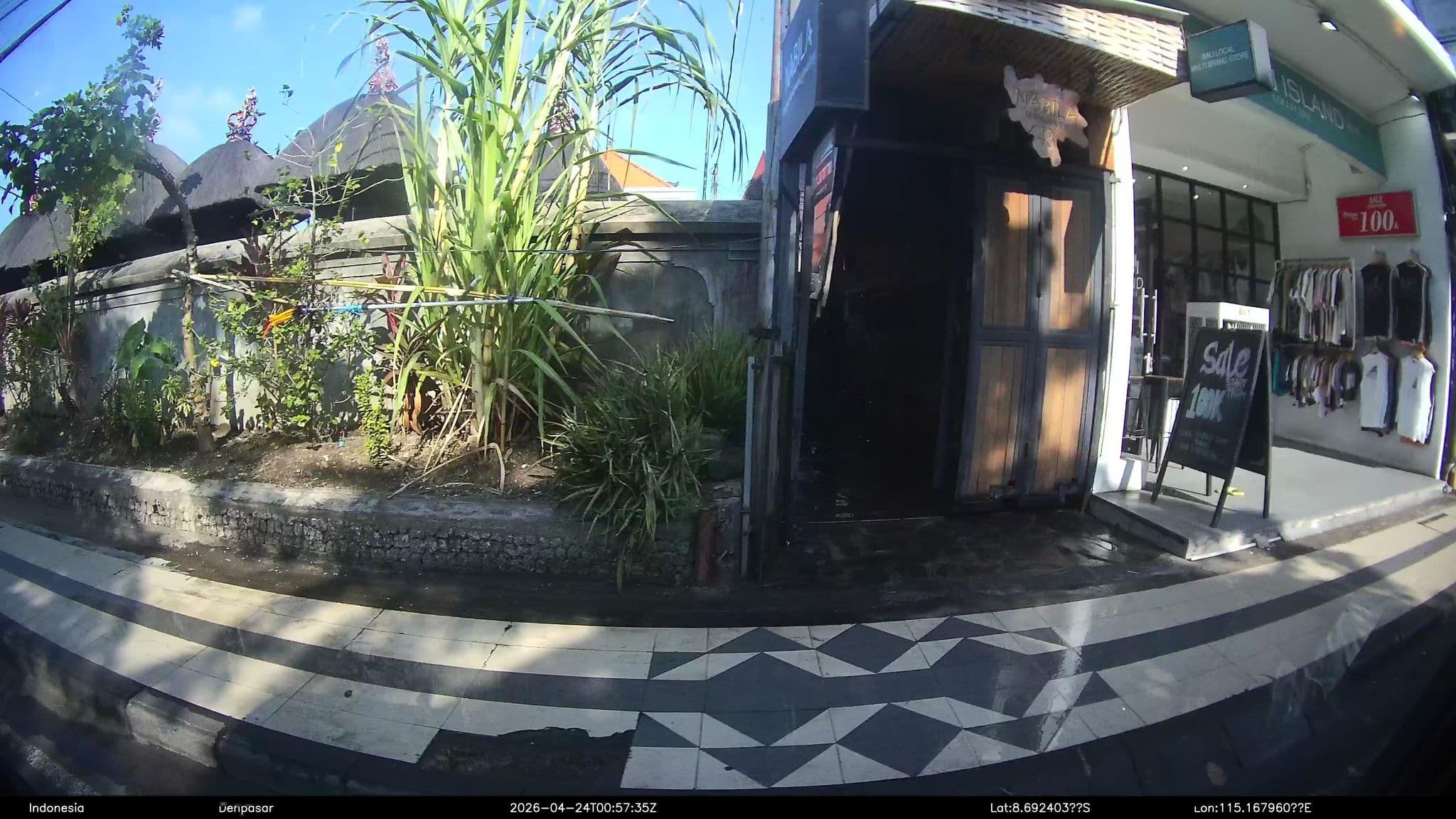 Street view near Villa Kaja, Legian — © Kaart---360 (CC BY-SA · Mapillary)