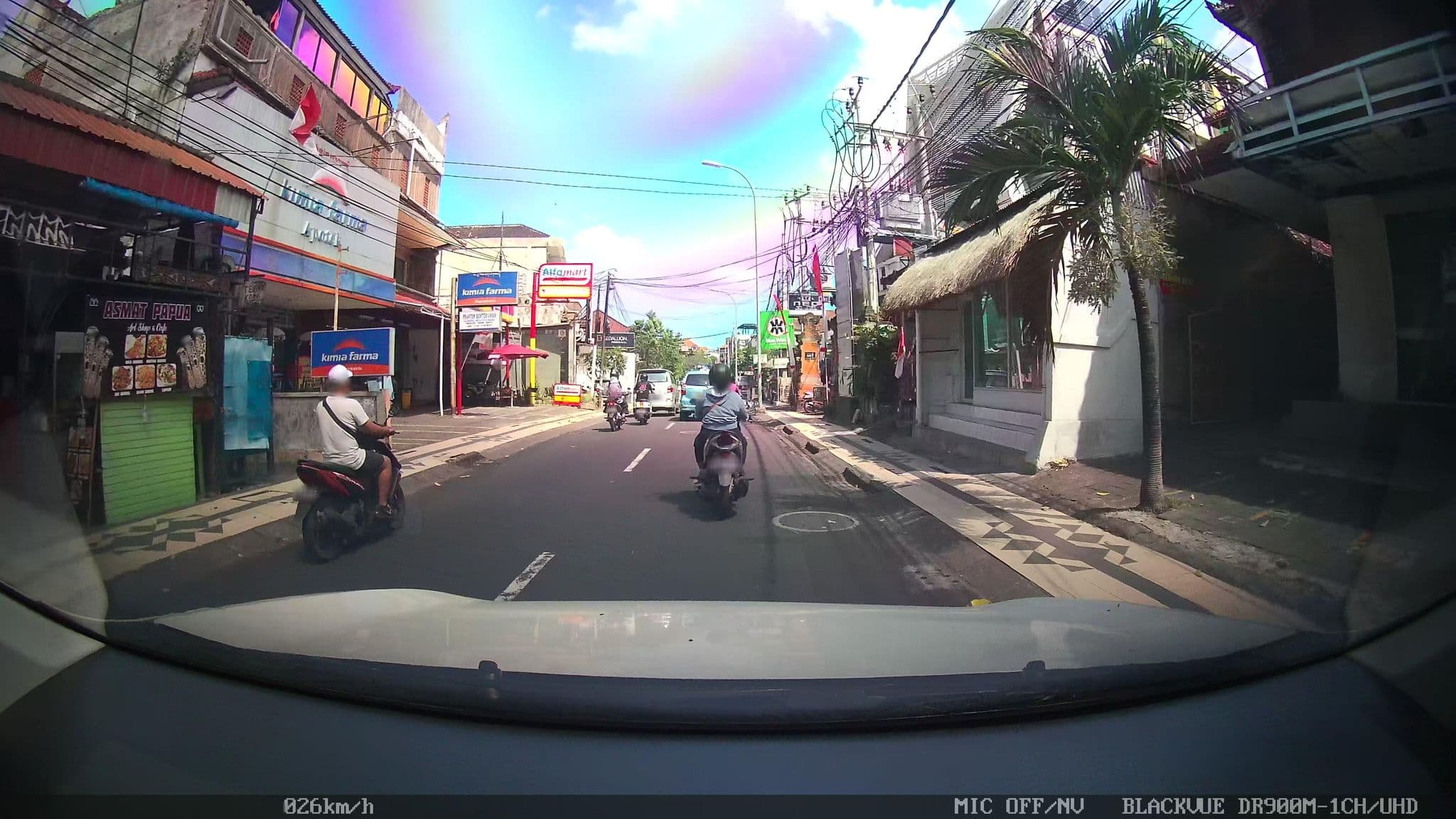 Street view near Danny's Homestay @ Legian, Bali, Legian — © kaart_2 (CC BY-SA · Mapillary)