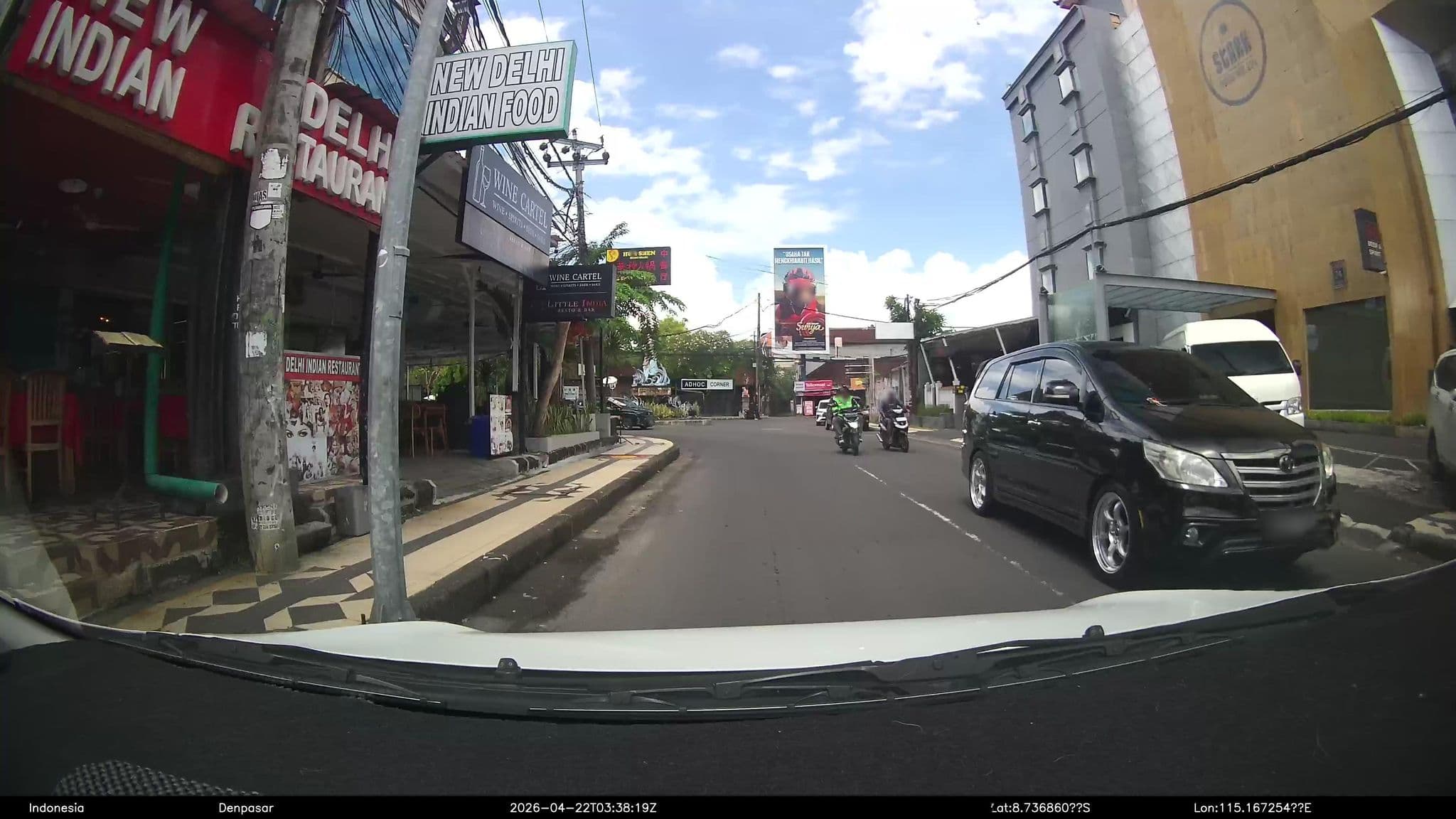 Street view near Jatra Hotel Bali, Kuta — © Kaart---360 (CC BY-SA · Mapillary)
