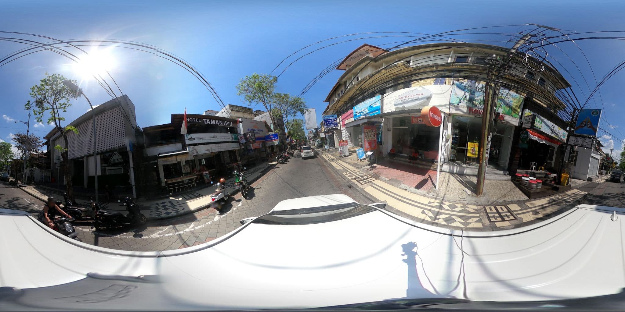 Street view near Pesona Beach Inn kuta bali, Kuta — © kaart_360 (CC BY-SA · Mapillary)