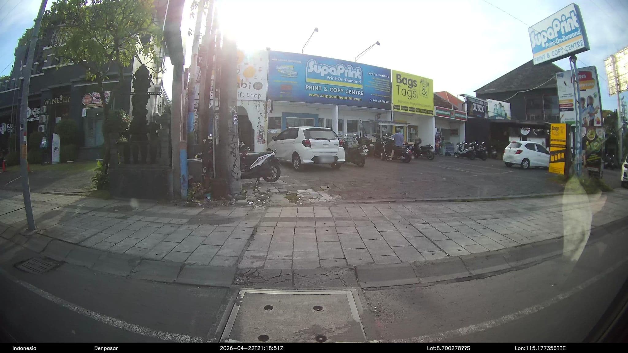 Street view near The Grey Boutique Inn, Legian — © Kaart---LEFT (CC BY-SA · Mapillary)