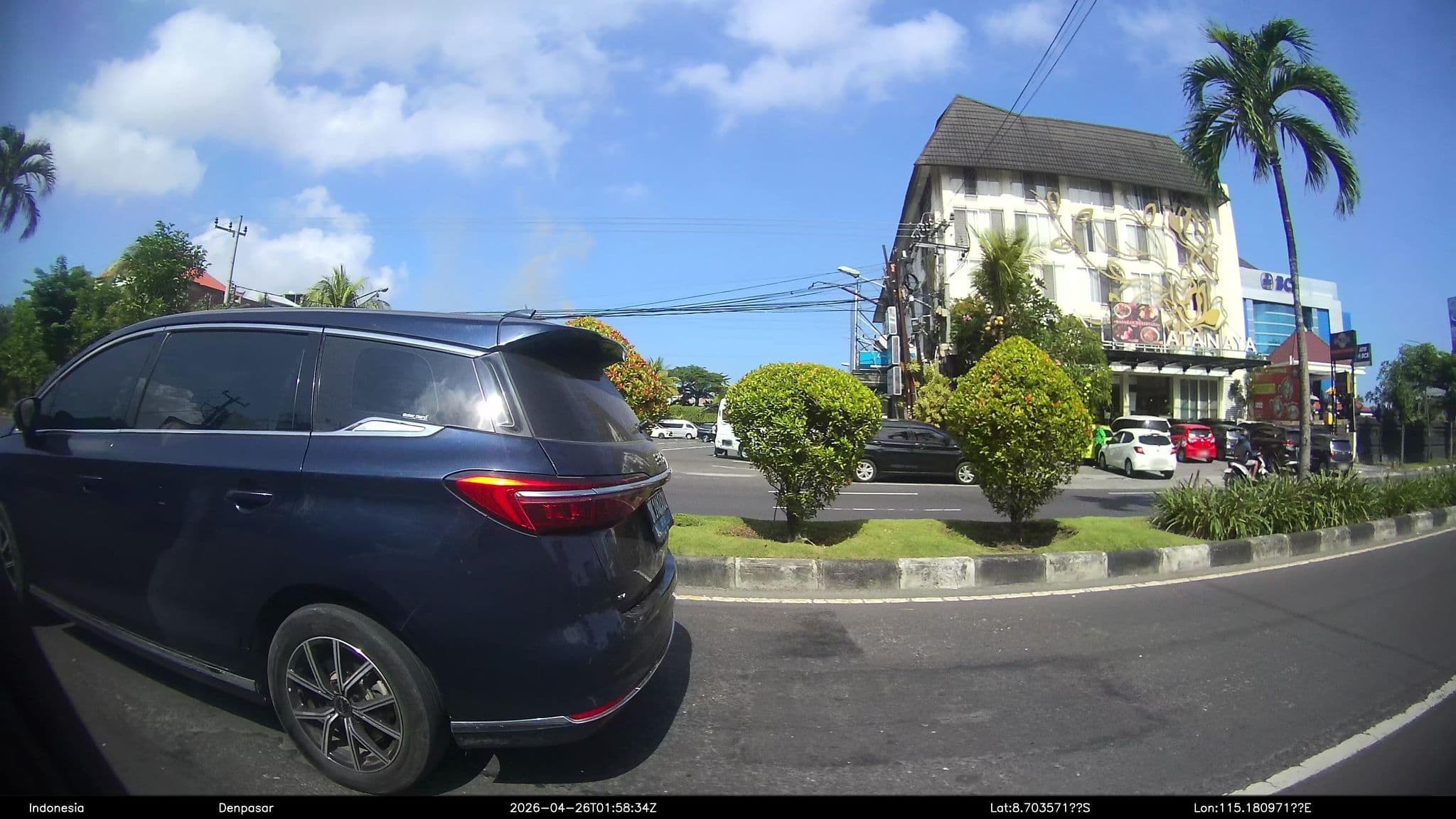 Street view near Brewers Coffee Shop The Atanaya Hotel sunset road Kuta Bali, Legian — © Kaart---RIGHT (CC BY-SA · Mapillary)