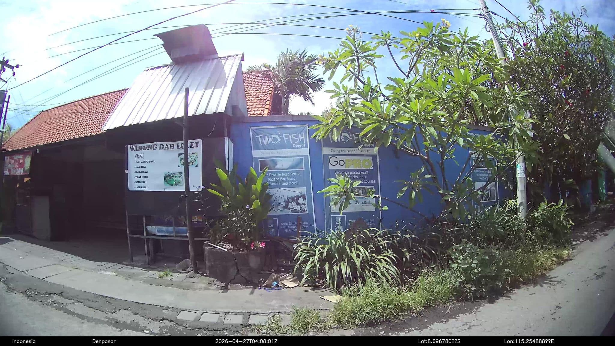 Street view near Two Fish Divers Sanur, Sanur — © Kaart---RIGHT (CC BY-SA · Mapillary)