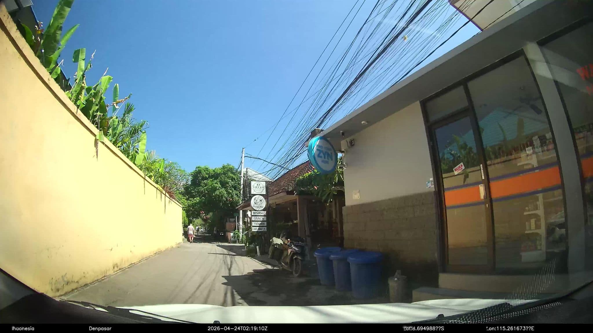 Street view near Naksa Homestay, Sanur — © Kaart---FRONT (CC BY-SA · Mapillary)