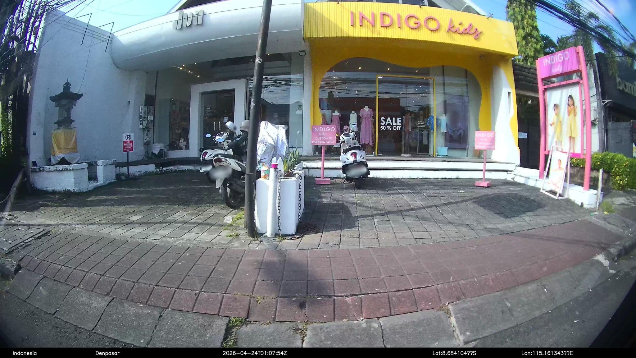 Street view near Villa Jodie, Legian — © Kaart---360 (CC BY-SA · Mapillary)