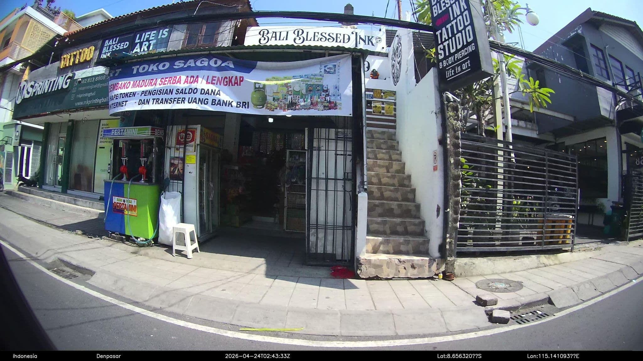 Street view near Canggu Surf Hostel, Dalung — © Kaart---360 (CC BY-SA · Mapillary)