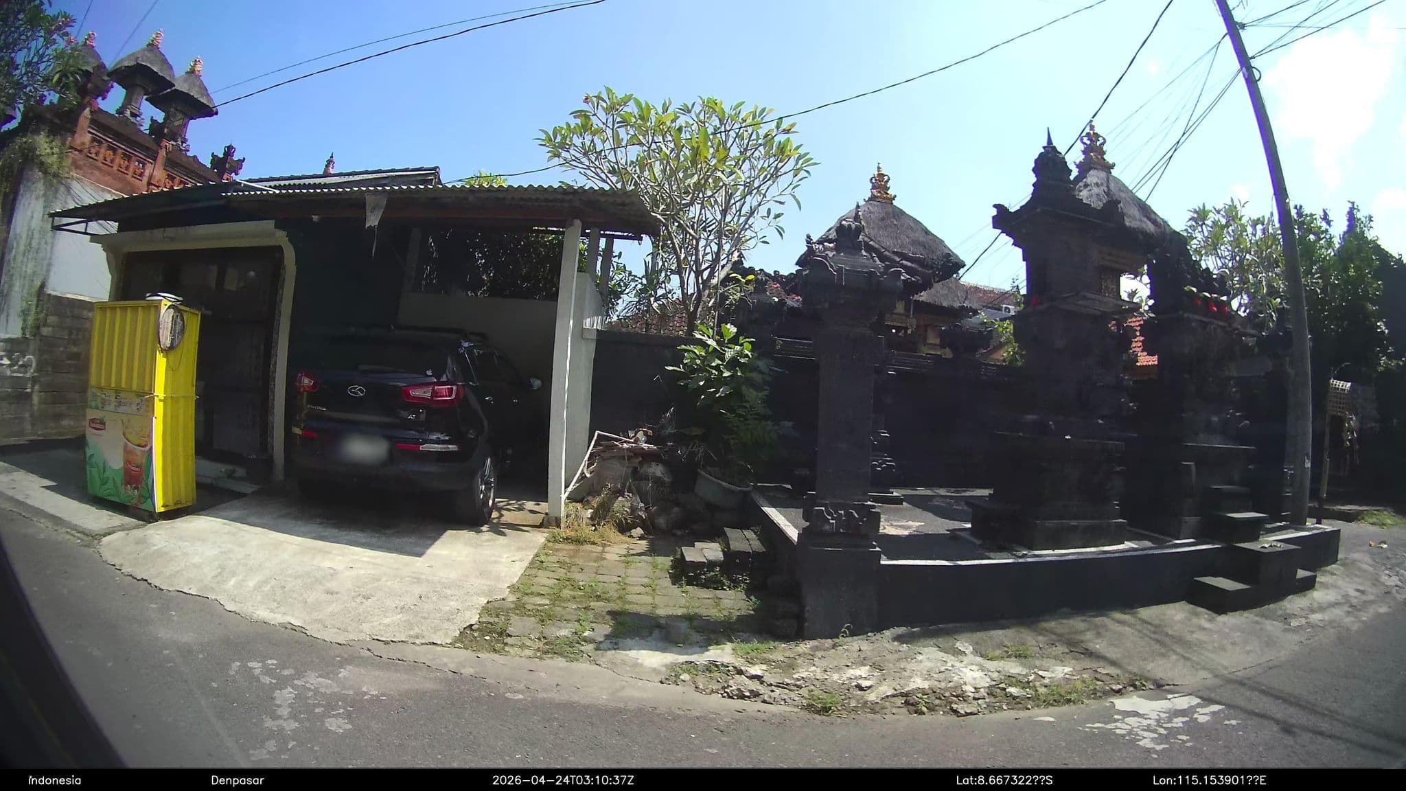 Street view near Villa Sam, Legian — © Kaart---RIGHT (CC BY-SA · Mapillary)
