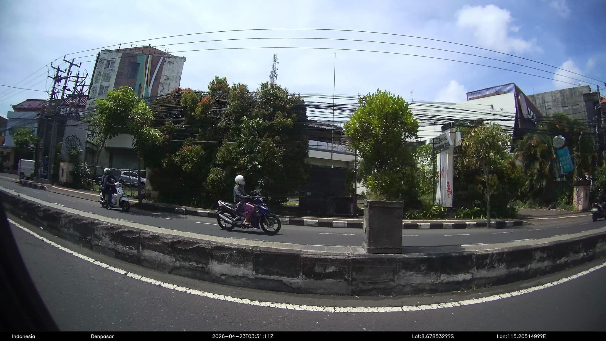 Street view near Life Style Hotel, Denpasar — © Kaart---RIGHT (CC BY-SA · Mapillary)