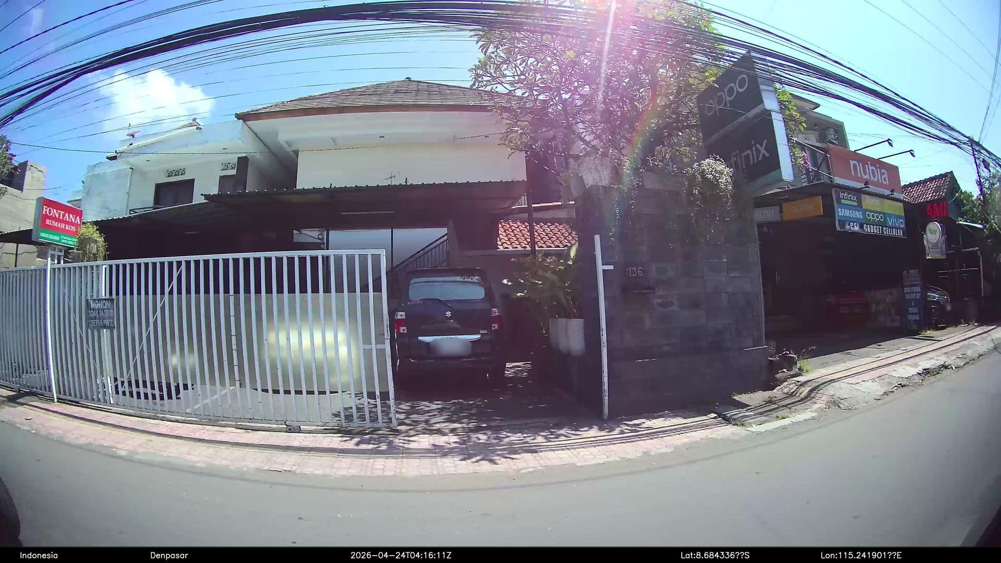 Street view near Fontana Apartment, Sanur — © Kaart---RIGHT (CC BY-SA · Mapillary)