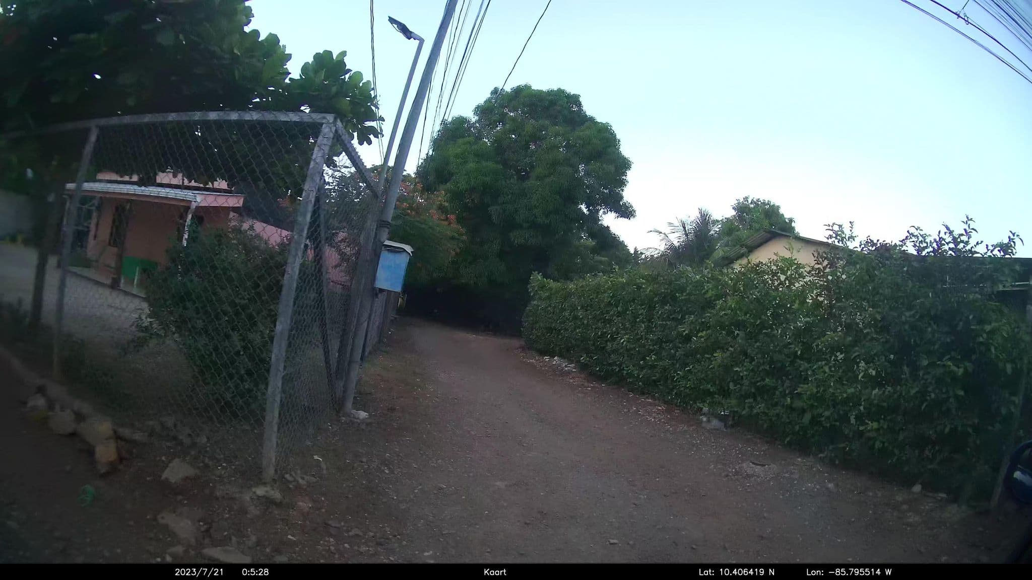 Street view near Casa Flory, Tamarindo