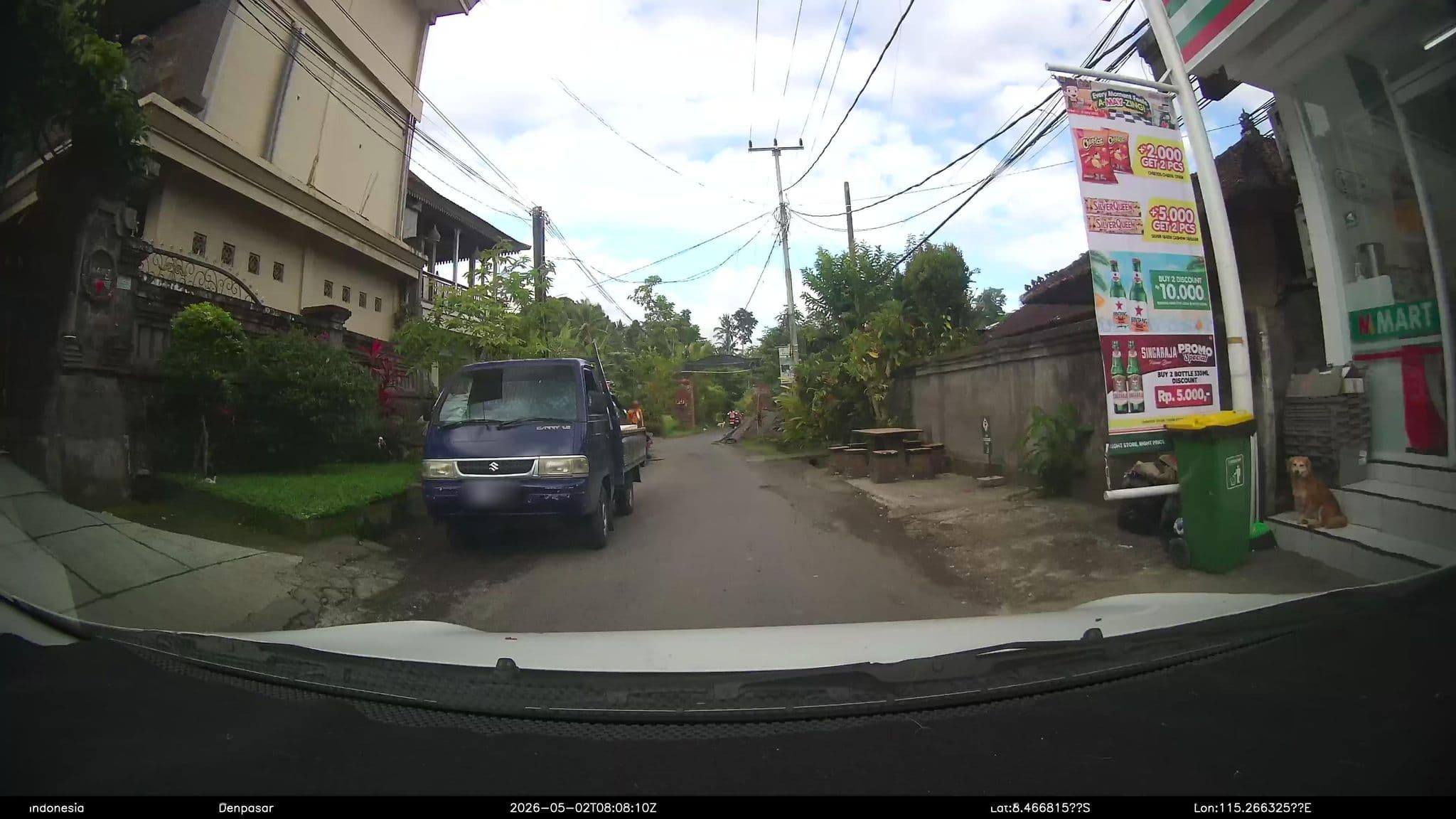 Street view near Inang Villa, Ubud — © Kaart---FRONT (CC BY-SA · Mapillary)