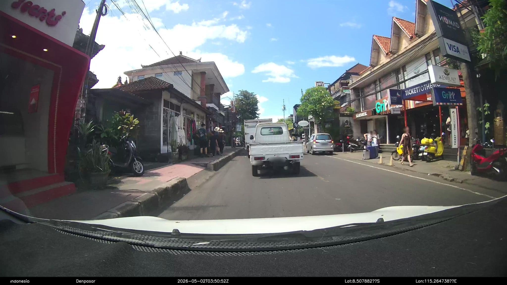 Street view near Ibah Marwick hotel, Ubud — © Kaart---FRONT (CC BY-SA · Mapillary)
