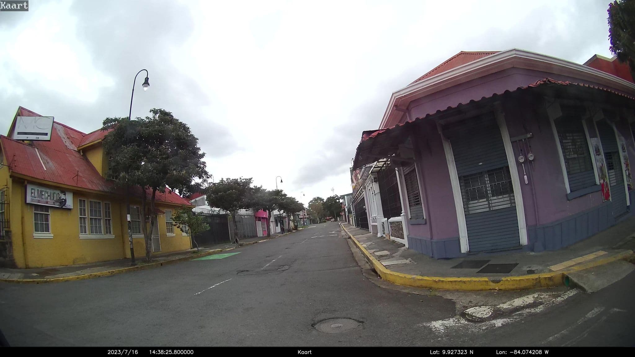 Street view near Casa Mayela, San José