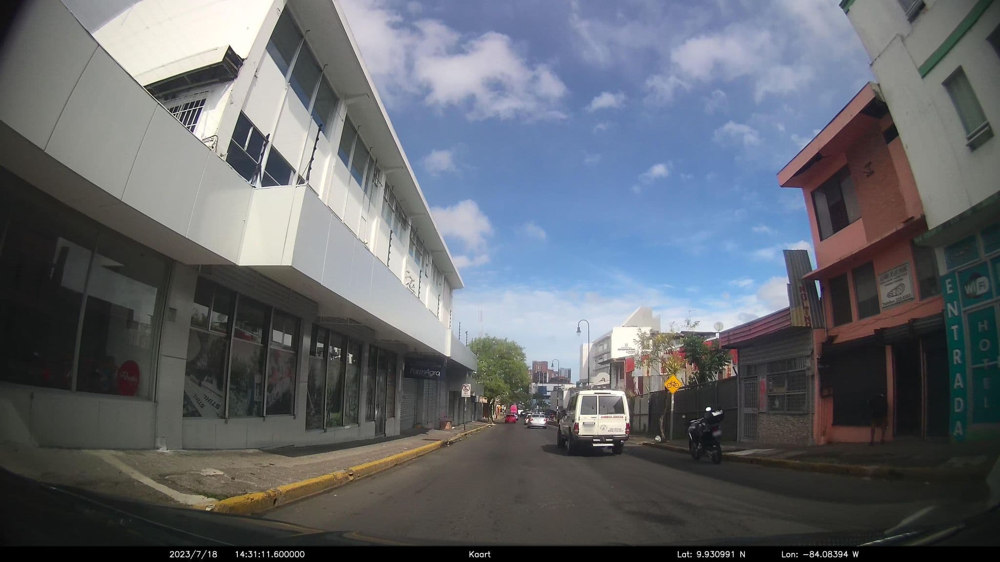Street view near Hotel La Merced, San José — © kaart_2 (CC BY-SA · Mapillary)