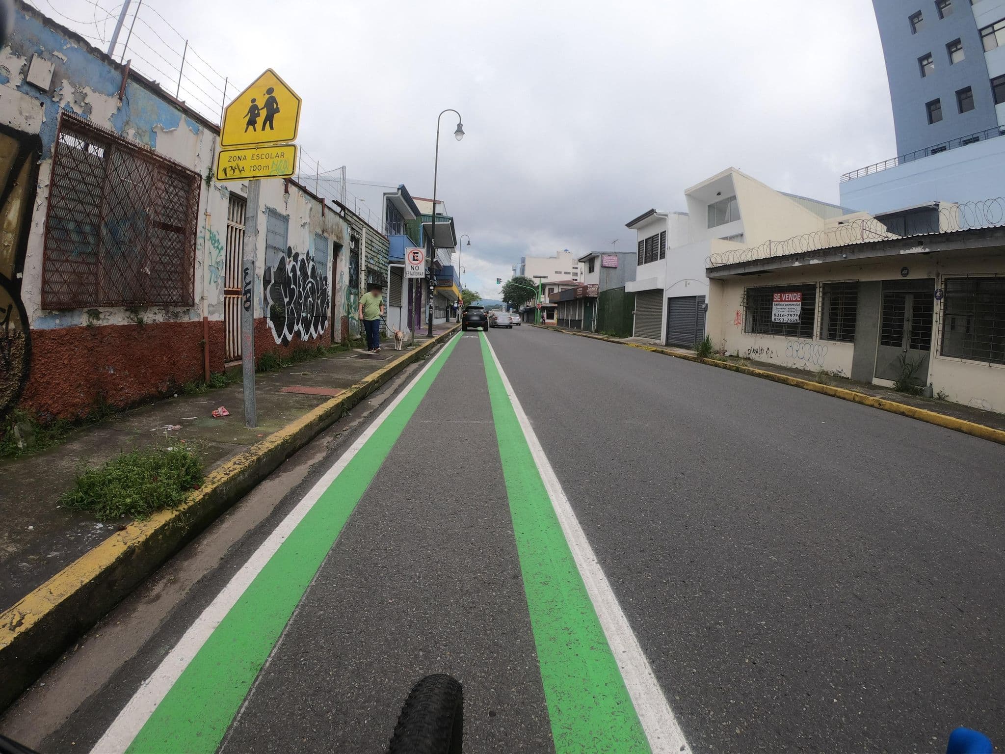 Street view near SJO Oasis Hostel, San José