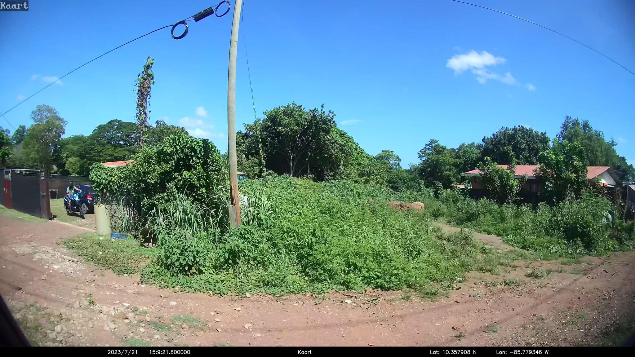 Street view near Hotel Huacas, Tamarindo