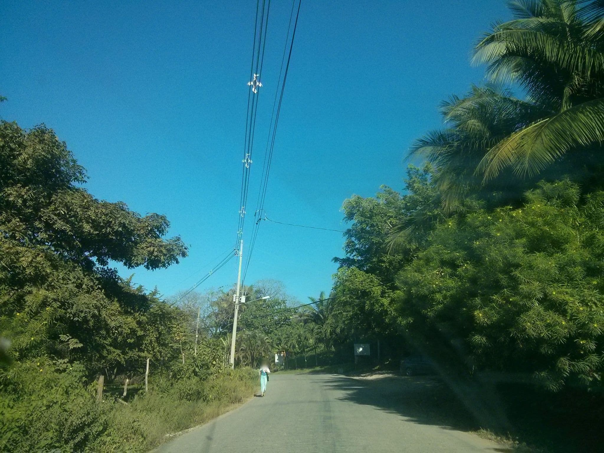 Street view near The Place Hotel, Paquera