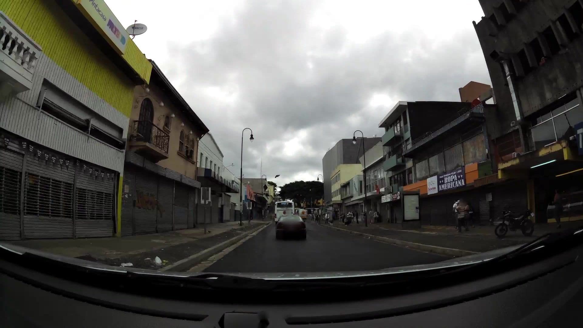 Street view near Hotel Avenida Central, San José