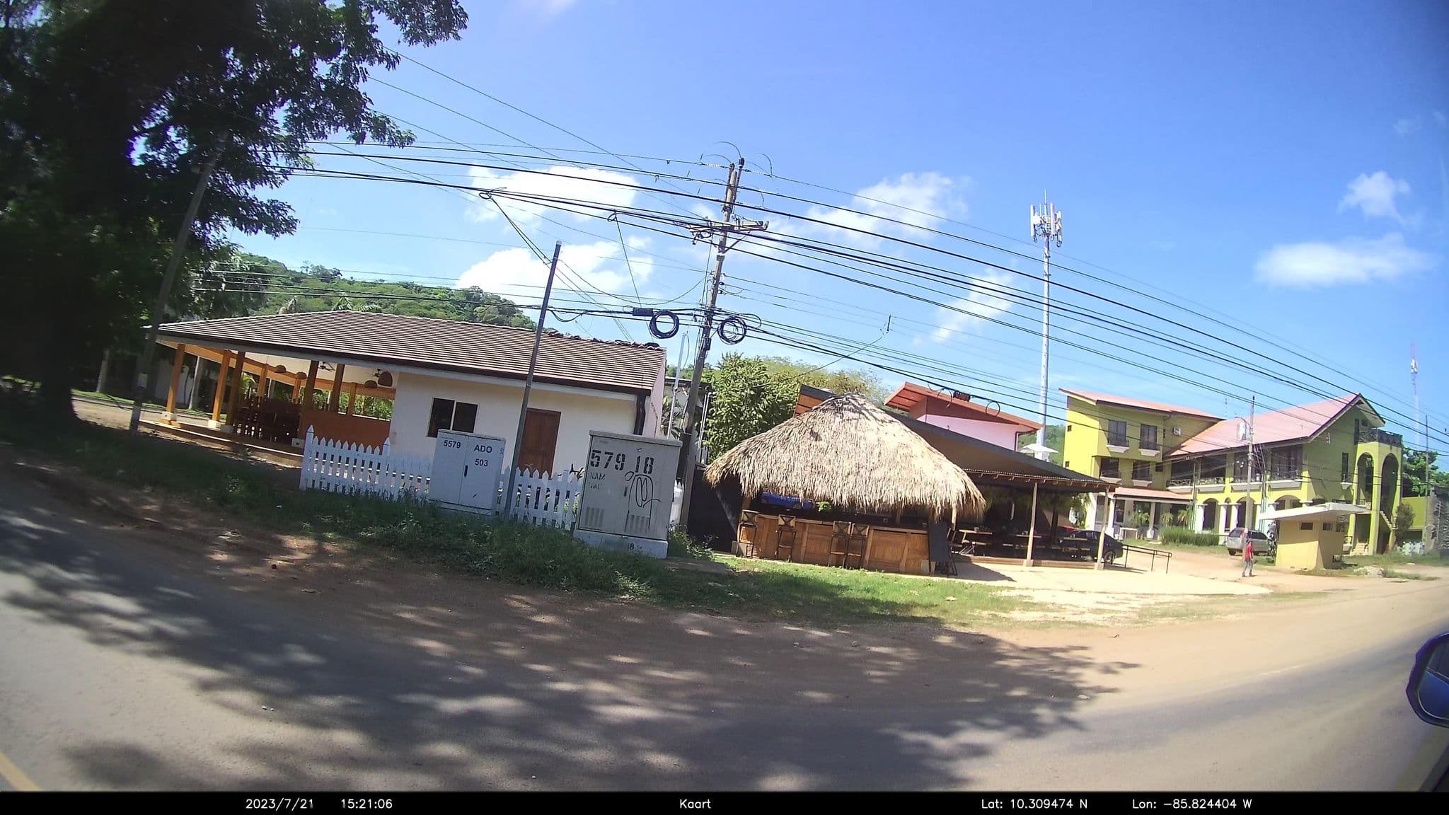 Street view near Hotel Llano del Mar, Tamarindo