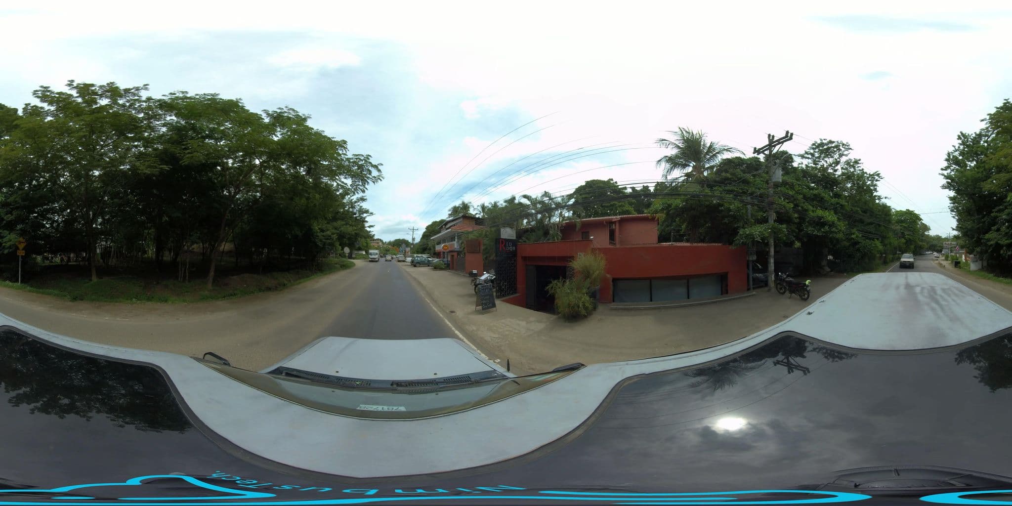 Street view near La Laguna del Cocodrilo Hotel, Tamarindo