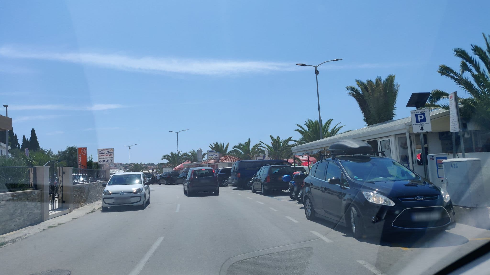 Street view near Apartments Ivan Okrug Gornji, Okrug Gornji — © stefanb (CC BY-SA · Mapillary)