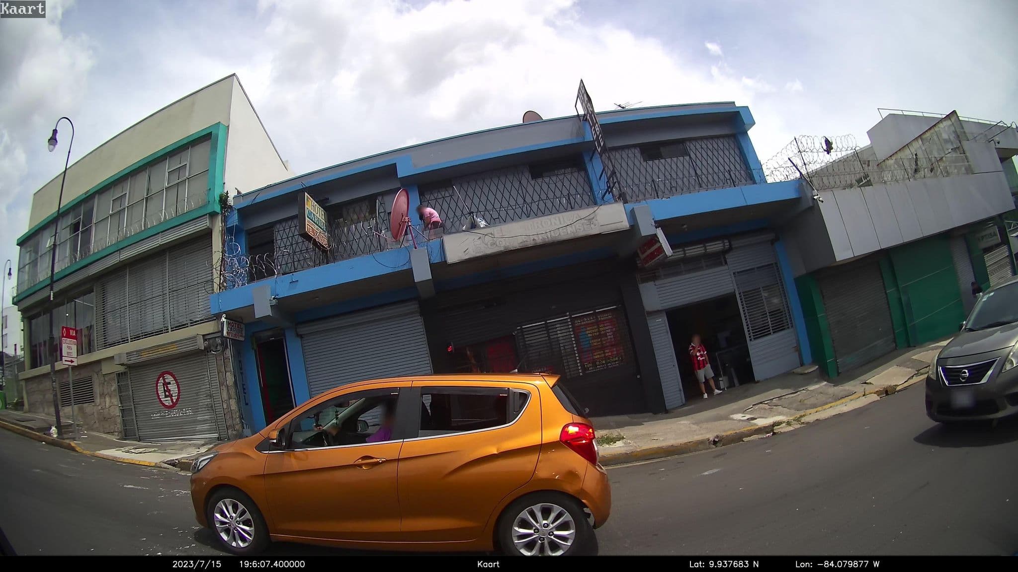 Street view near Hotel Caribe, San José