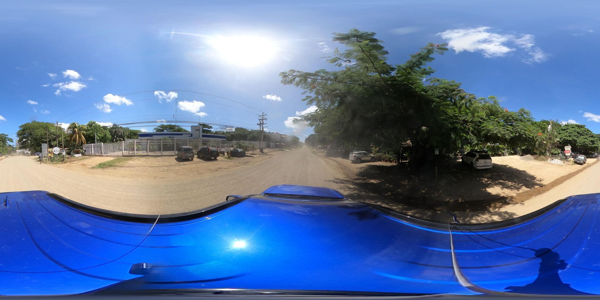 Street view near Hotel Flores, Tamarindo