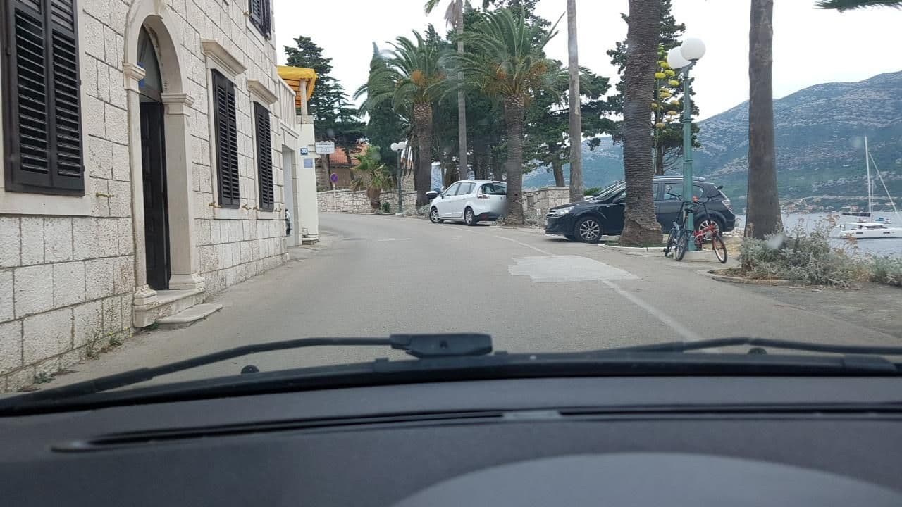 Street view near Apartments Jasmina, Korčula — © mik007 (CC BY-SA · Mapillary)