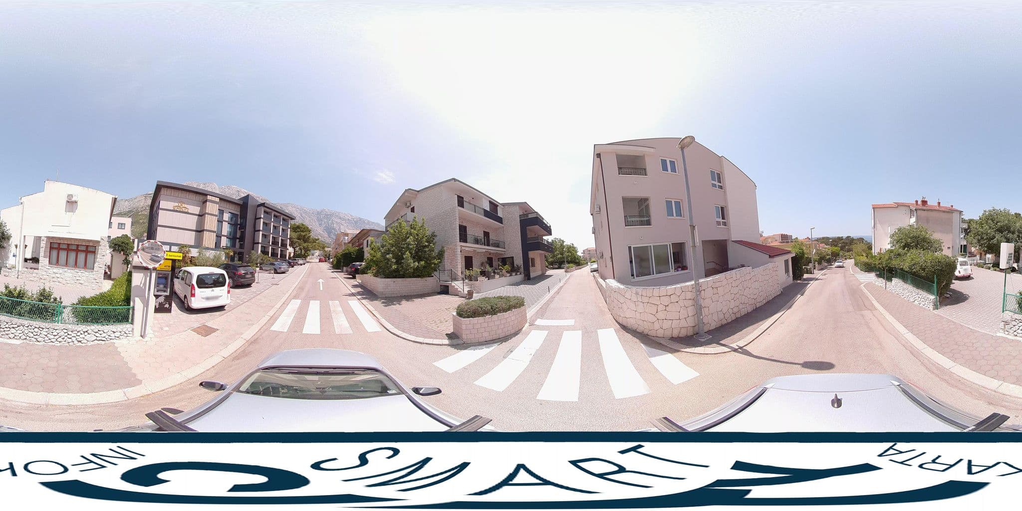 Street view near Apartments Harmonija, Baška Voda — © SilvioBasic (CC BY-SA · Mapillary)