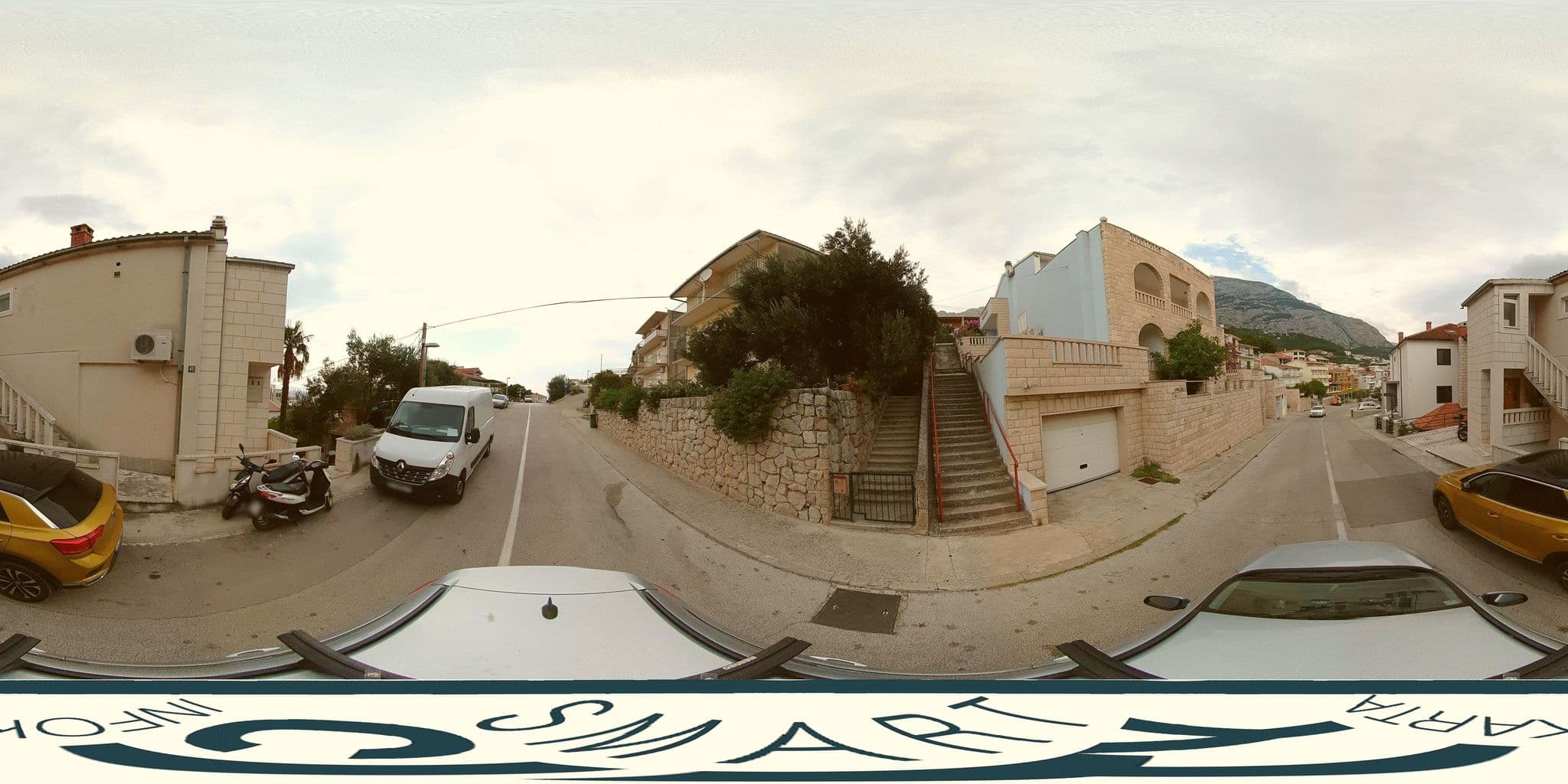 Street view near Apartments Dobrinic, Makarska — © SilvioBasic (CC BY-SA · Mapillary)