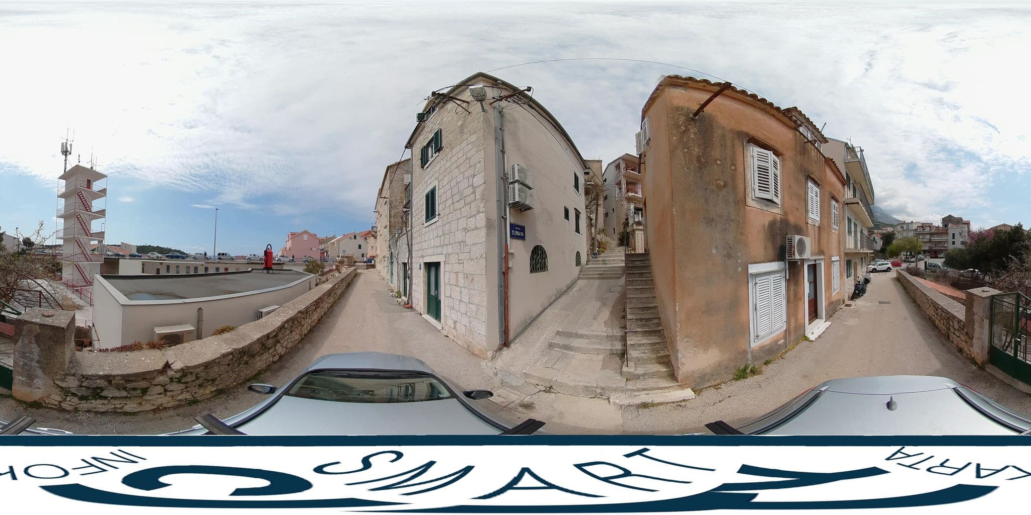 Street view near Apartments Lux, Makarska — © SilvioBasic (CC BY-SA · Mapillary)