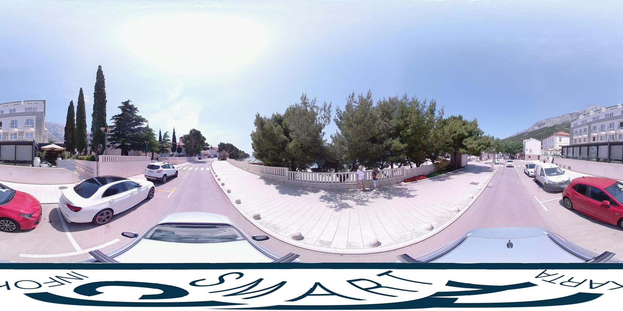Street view near Grand Hotel Slavia, Baška Voda — © SilvioBasic (CC BY-SA · Mapillary)