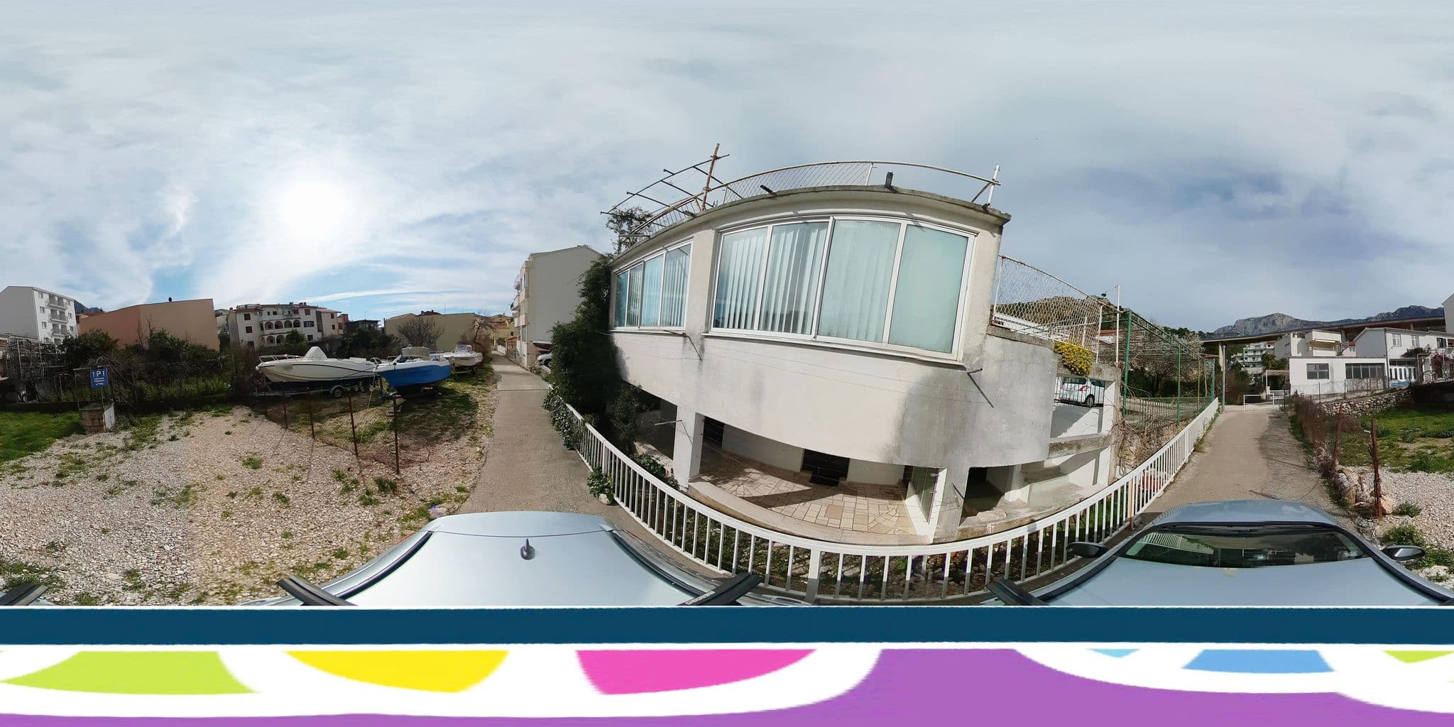 Street view near Apartments Branka, Podgora — © SilvioBasic (CC BY-SA · Mapillary)