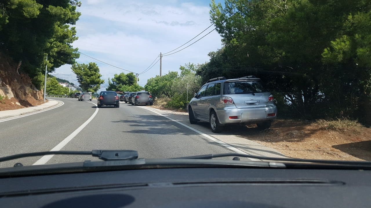 Street view near Apartments Nedo Dalmatia, Omiš — © mik007 (CC BY-SA · Mapillary)