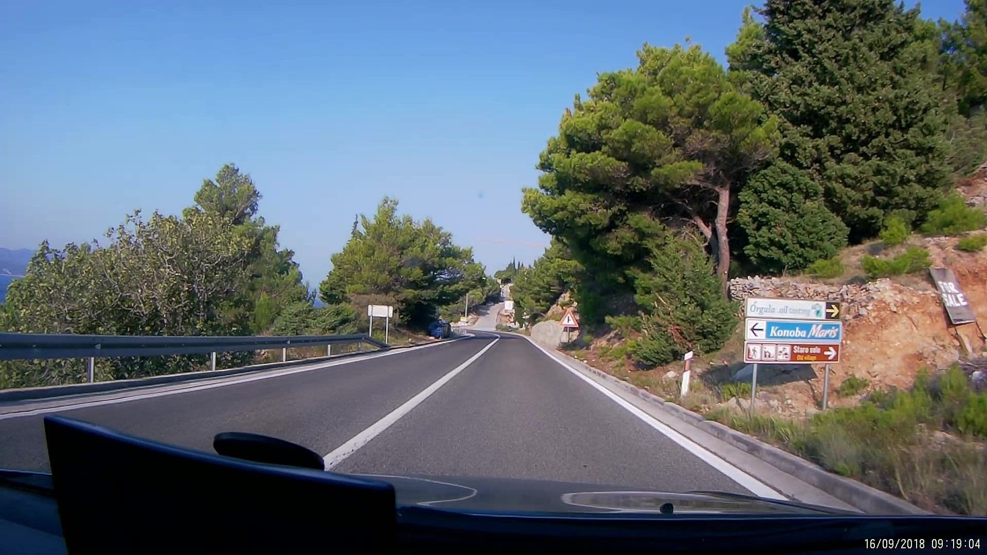 Street view near Hostel Dalmatia, Brela — © m_solodzhuk (CC BY-SA · Mapillary)