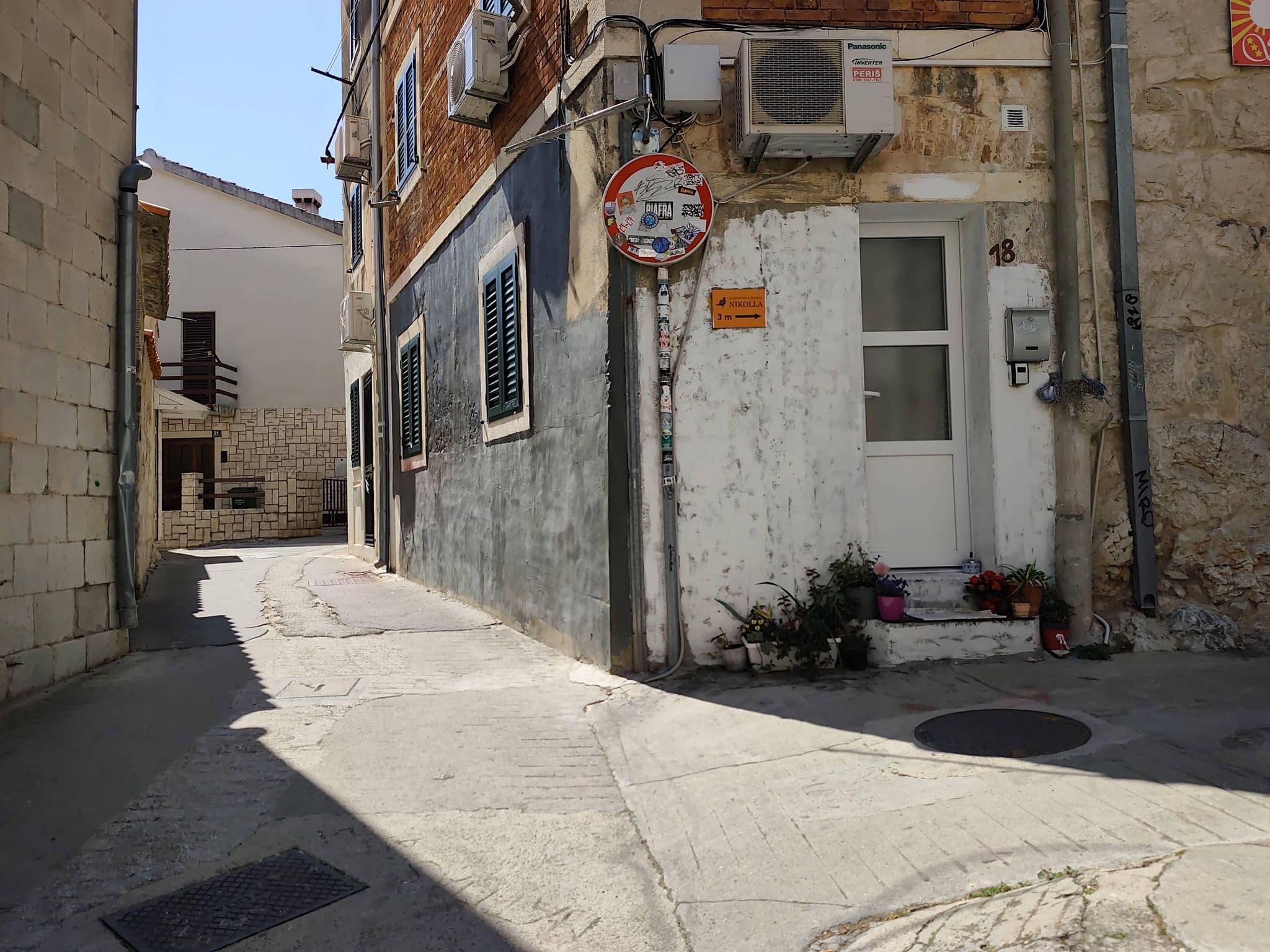 Street view near Old Town Twins Apartments, Split — © Duro (CC BY-SA · Mapillary)